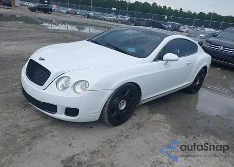 2007 Bentley Continental Gt из США, поврежденный, VIN SCBCR73W77C040583
